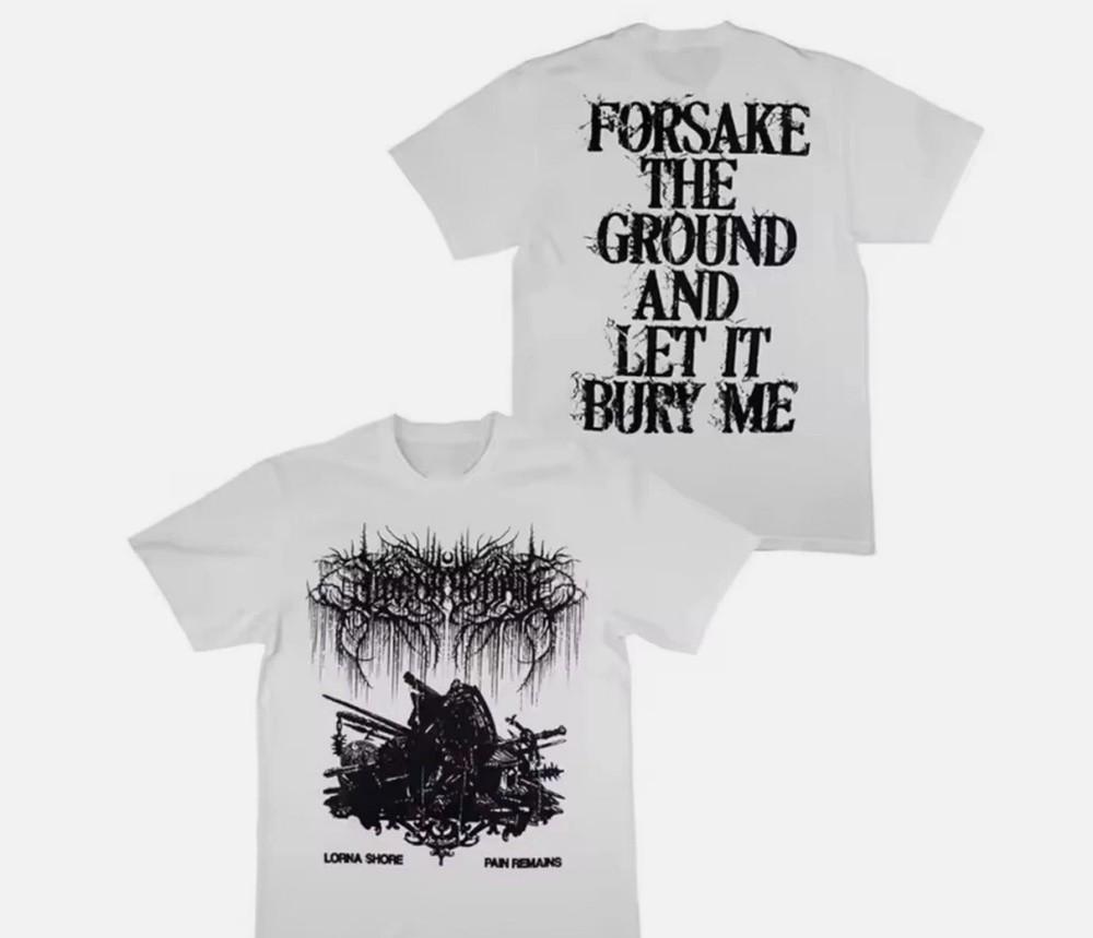НОВИНКА!!! Lorna Shore Двусторонняя футболка для мужчин и женщин Я люблю музыку дэткор