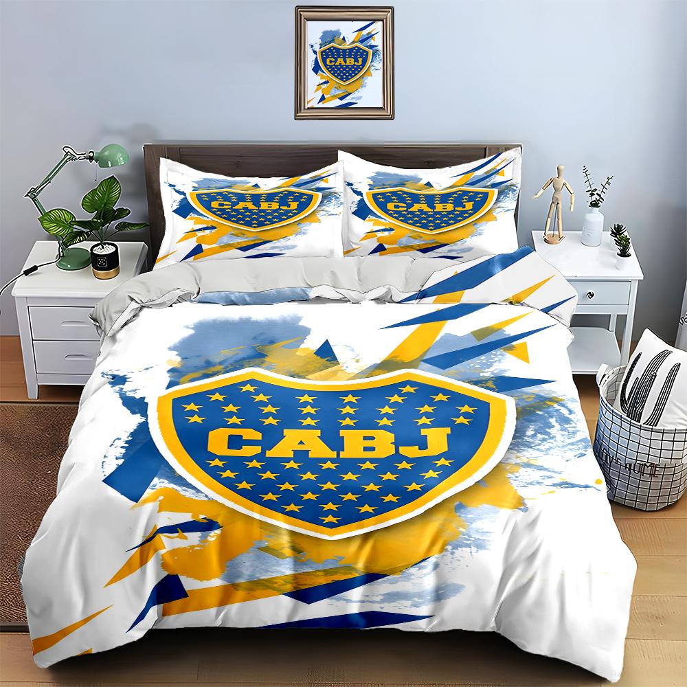 Blue shield, yellow stars. Bedding sets Duvet cover sets Duvet covers Pillowcases(1 * Duvet Cover 2 * Pillowcases, without duvet insert)