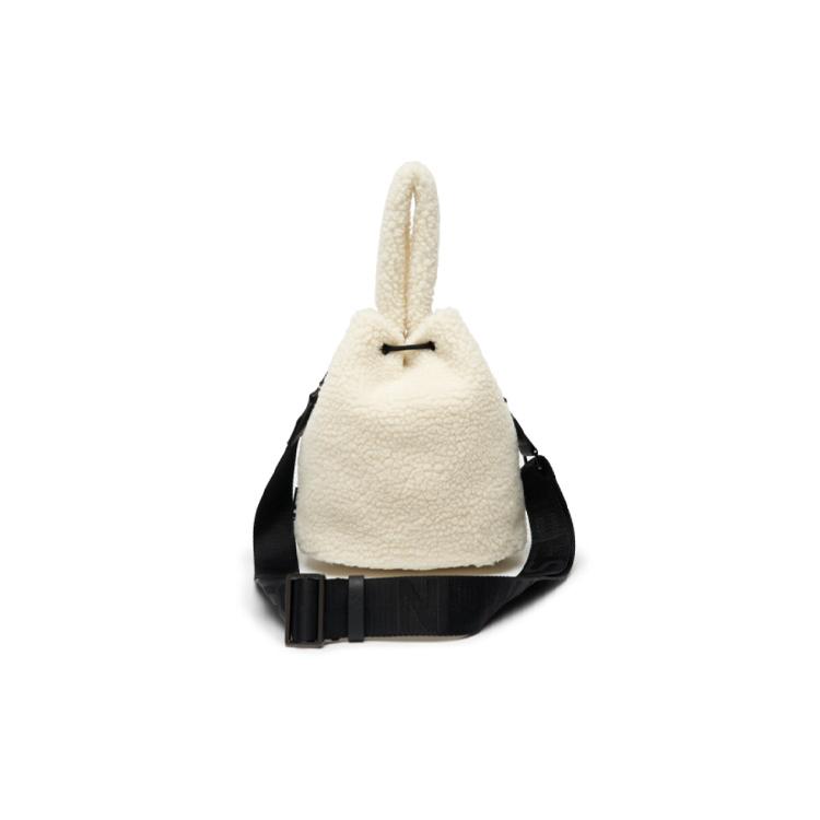 New MLB Polyester Bucket Bag, Handbag, Shoulder Bag, Crossbody Bag Regular Women's Milk White 3ABMS0316-50CRS