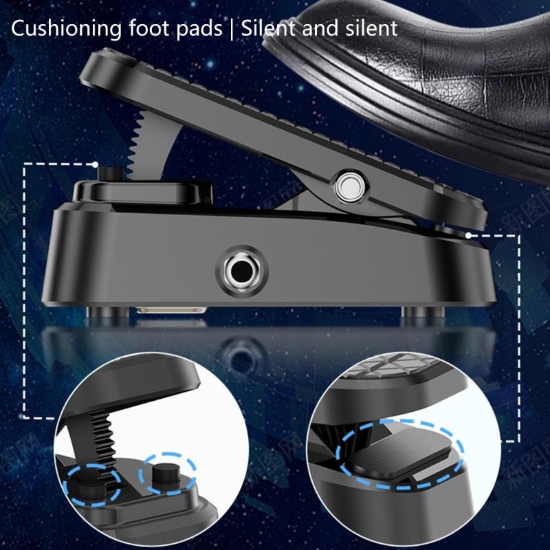 Guitar Effects Pedal Classical Sound Options Distortion Delay Reverbs Rugged Plastic Housing Easy Control for Guitar