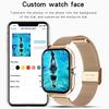 2025 New Smart Watch 1.69" Color Screen Full Touch Fitness Tracker Bluetooth Call Smart Clock Ladies Smartwatch Men Women