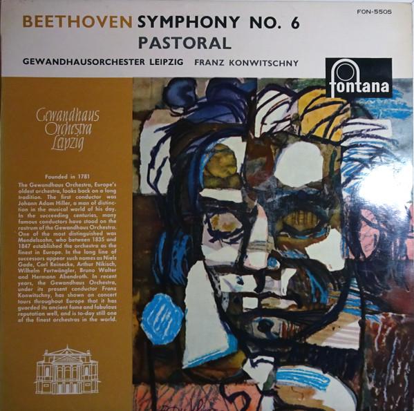 LP Record GEWANDHAUSORCHESTER LEIPZIG, FRANZ  - Beethoven Symphony No. 6 Pastoral FON5505 FONTANA - Japan Classical Used