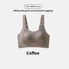Plus Size Lady Non Trace Ultra Thin Rabbit Ear Double Pull Anti Droop Retraction Pair Breast Bra