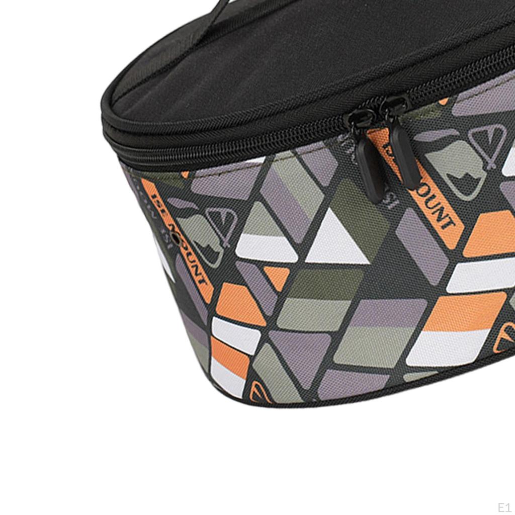 Сумка для походного горшка, место для хранения принадлежностей с ручками, переносная круглая посуда, органайзер для посуды