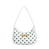 Girls' Underarm Bag - Knitted Bow Embroidered Children's Handbag - Coin and Accessory Bag