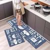 Kitchen Floor Bathroom Mat Anti-slip Laundry Room Mat Bedroom Carpet Living Room Floor Mat