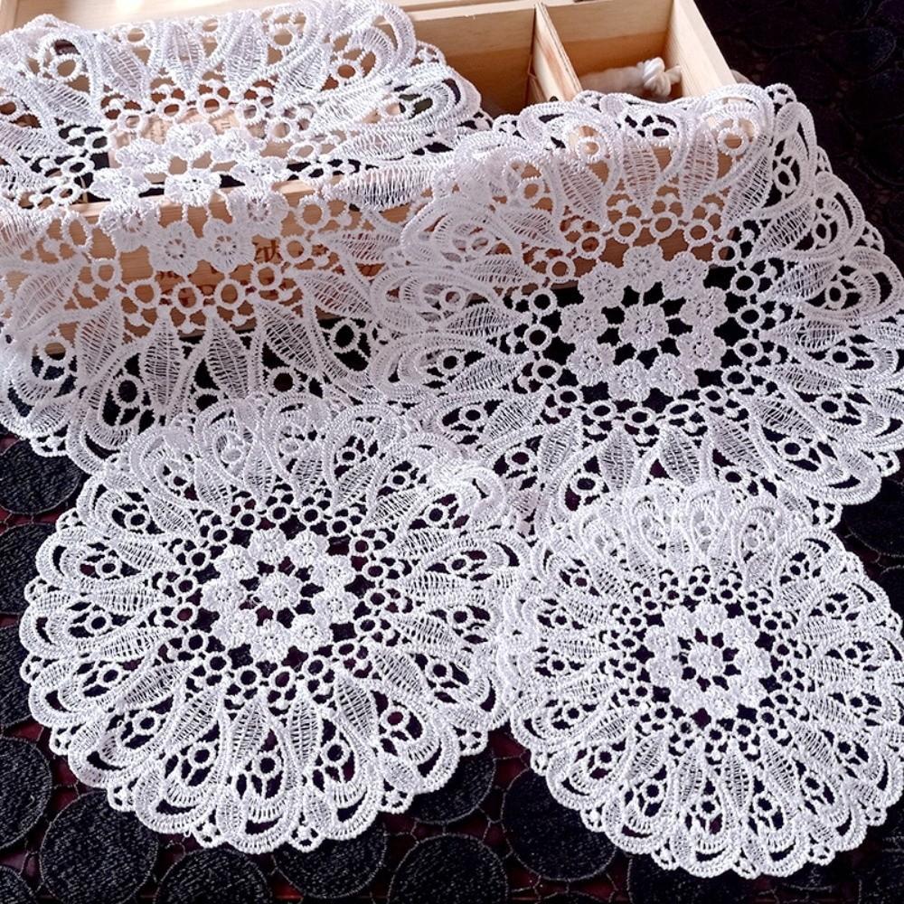 Embroidery Lace Table Cloth Insulated Vase Mat Nordic Style Table Doily Dining Table