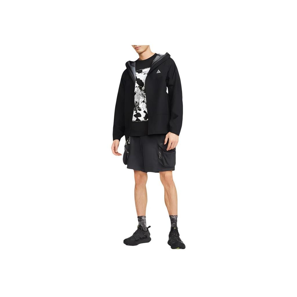 Nike ACG Storm-Fit Cascade Дождевик Черная мужская уличная одежда DV9415-010