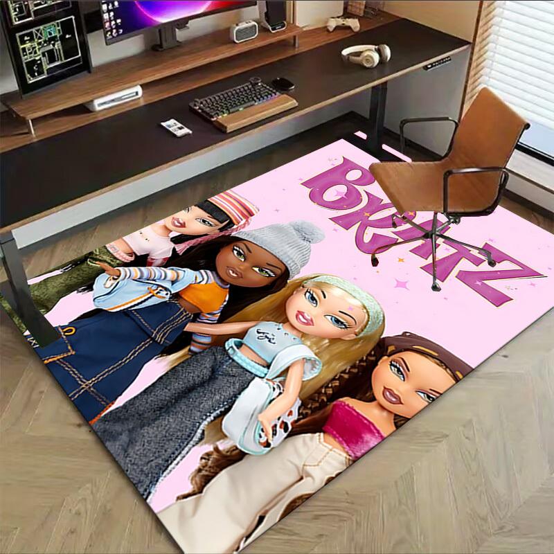 1 шт. BRATZ FASHION Ковер Противоскользящий Полиэстеровый Напольный Коврик для Офиса. Спальни