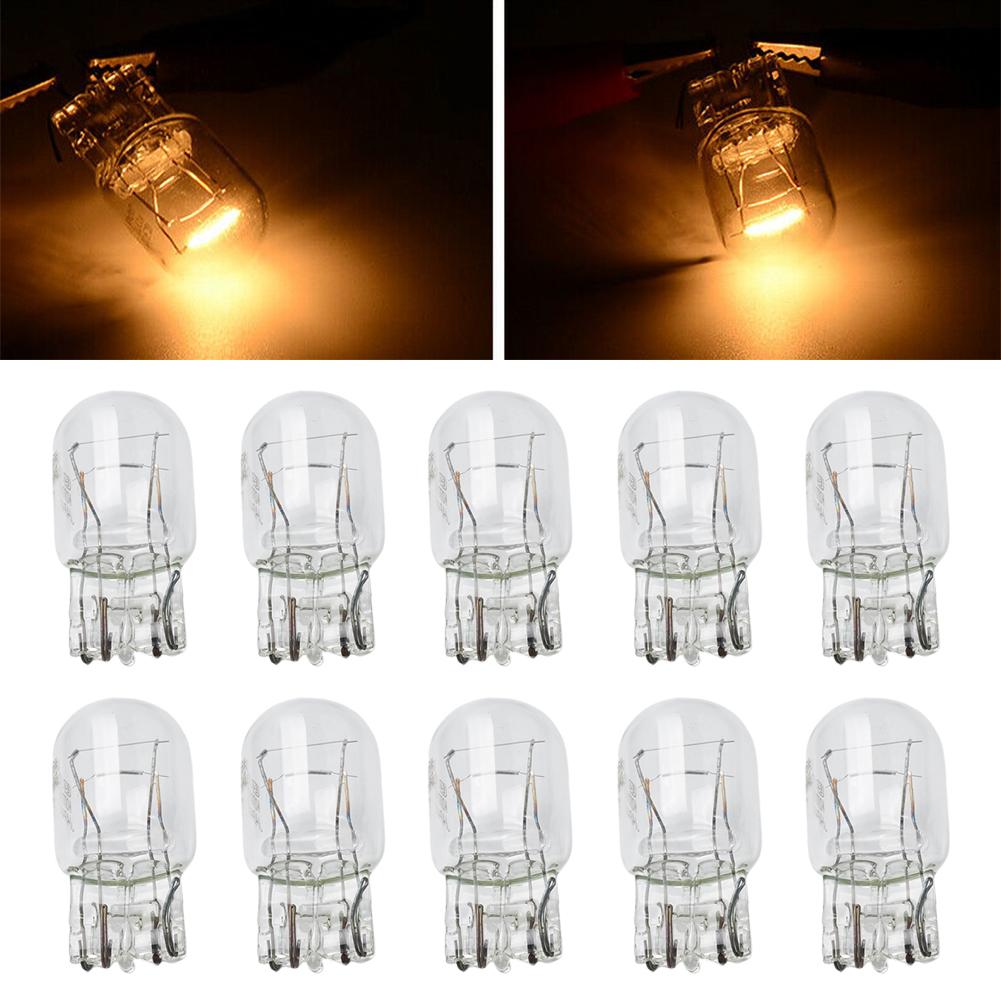 Brake Tail Light Bulbs 10PCS 4300K Halogen Indicators