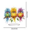 Special Shaped Bird On Branch Table Top Diamond Painting Ornament Kits Diamond Painting Desktop Ornaments Kit for Office Decor