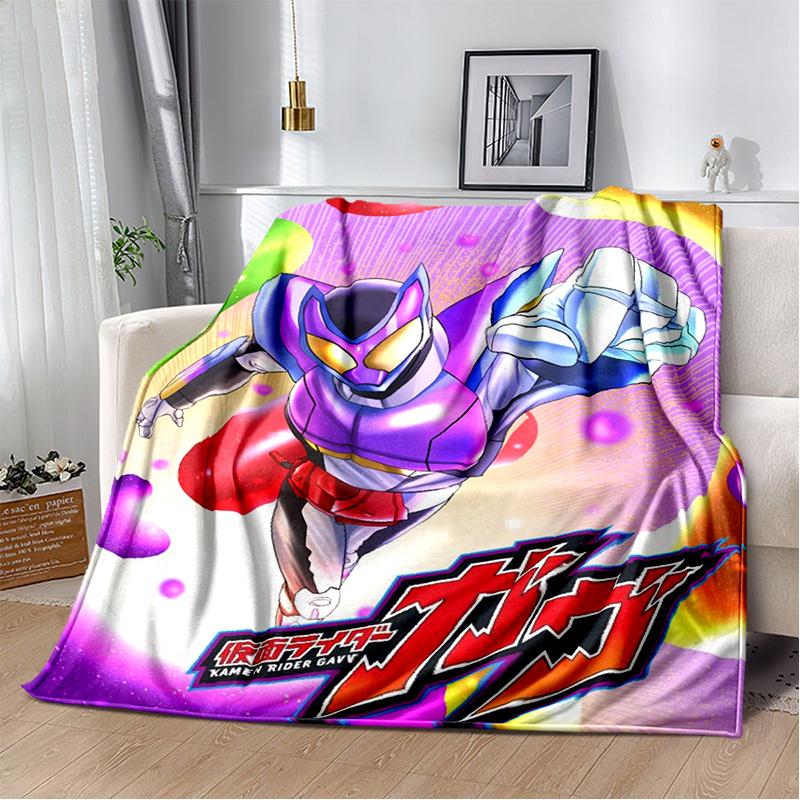 Sugar Man K-Kamen Rider GAVV Blanket Elastic Soft Candy Knight Full Storage Soft Warm Bedding Children's Gift throw blanket