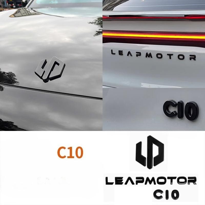 Черный Воин Наклейка с Буквой на Эмблему Автомобиля Leapmotor C10/C16 для Внешней Модификации