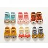 Cartoon Print Newborn Baby Socks Non Slip Cotton Toddler Floor Sock with Rubber Soles Casual Home Sock for 0-3 Years Old