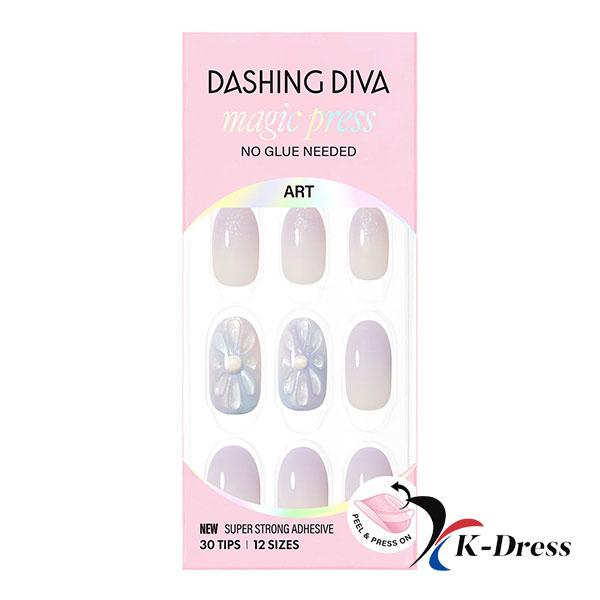 Flower Fairy (Oval) Nail Tips Magic Press Dashing Diva