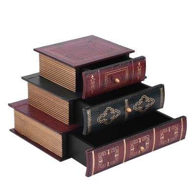Модная форма книги, ювелирные изделия, подарок для хранения, сундук, чехол, держатель, органайзер