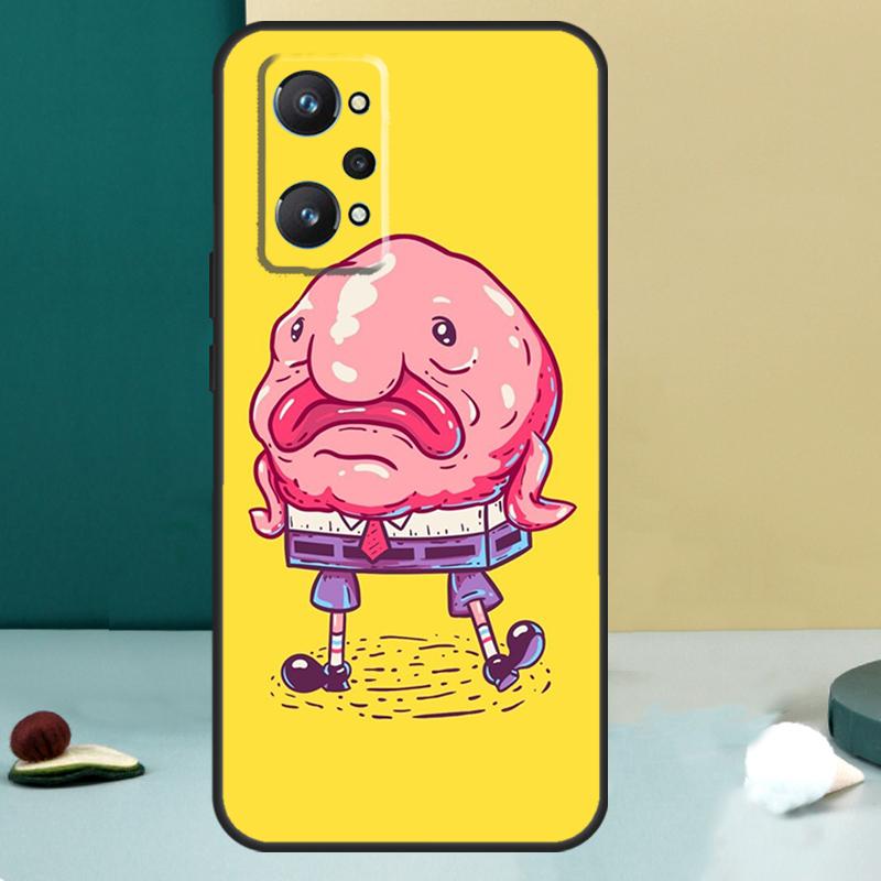 Милый рыбо-капля Для Realme 11 10 12 13 14 Pro Plus GT 7 6 5 Pro GT 6T C67 C61 C53 C51 C21Y C25S C75 C55 Чехол