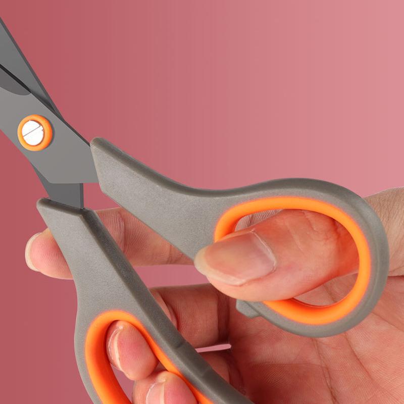 Титановые ножницы с антипригарным покрытием, профессиональный нож для резки из нержавеющей стали с удобной ручкой