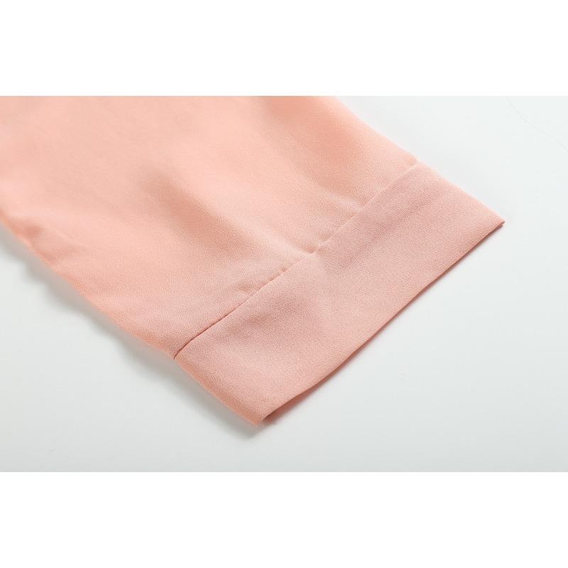 Весенне-осеннее женское платье, тонкое длинное платье с длинным рукавом и завязкой на пуговицах