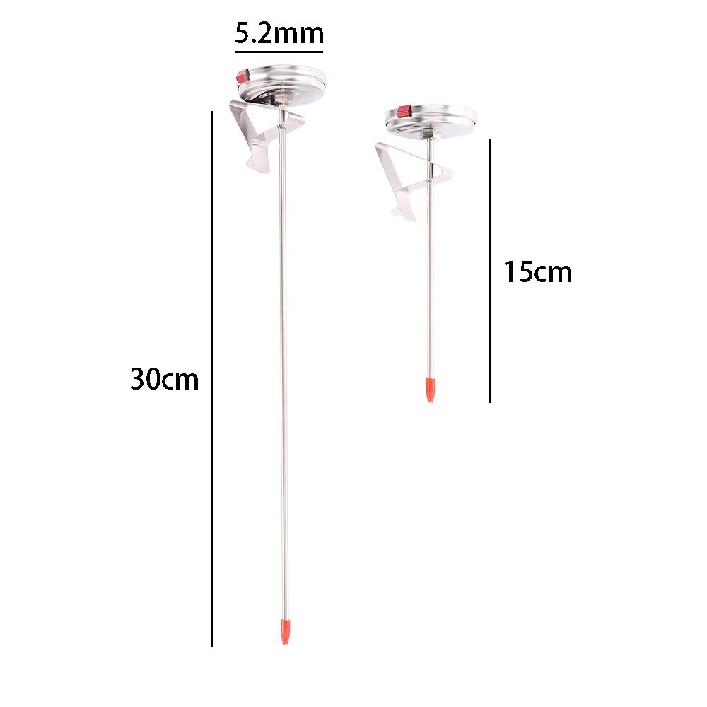 Turkey Deep Frying Grill Stainless Steel Stem With Instant Read Temperature Gauge Food Thermometer
