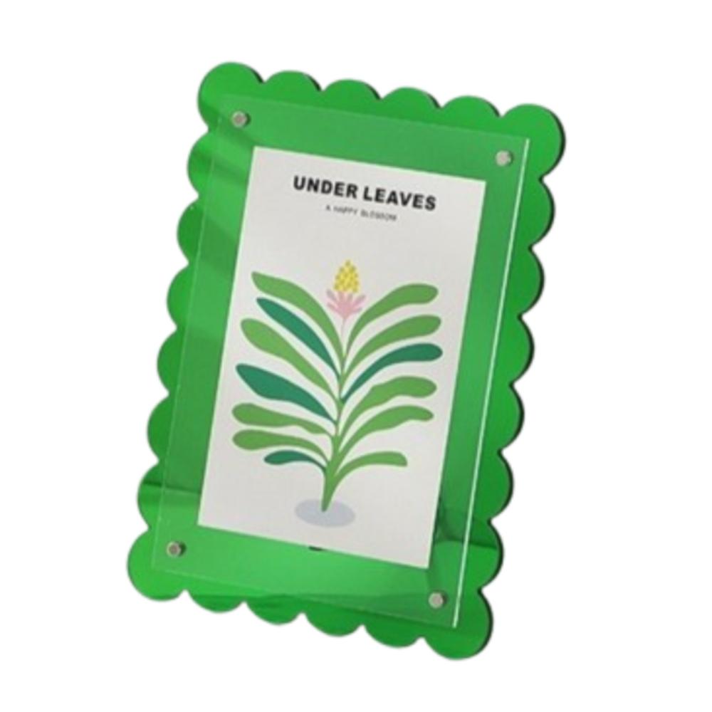 Desktop Display Photo Frame Acrylic Stand Photos Decorative Rack Photocard Holder for Home