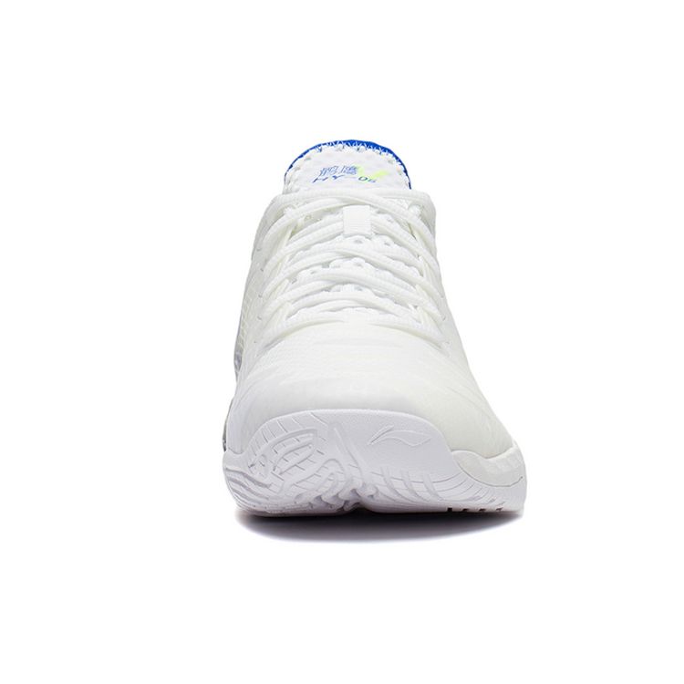 Li Ning Hawk Eagle 5 Durable Low-Top Badminton Shoes Unisex Shoes White Blue AYAS026-1