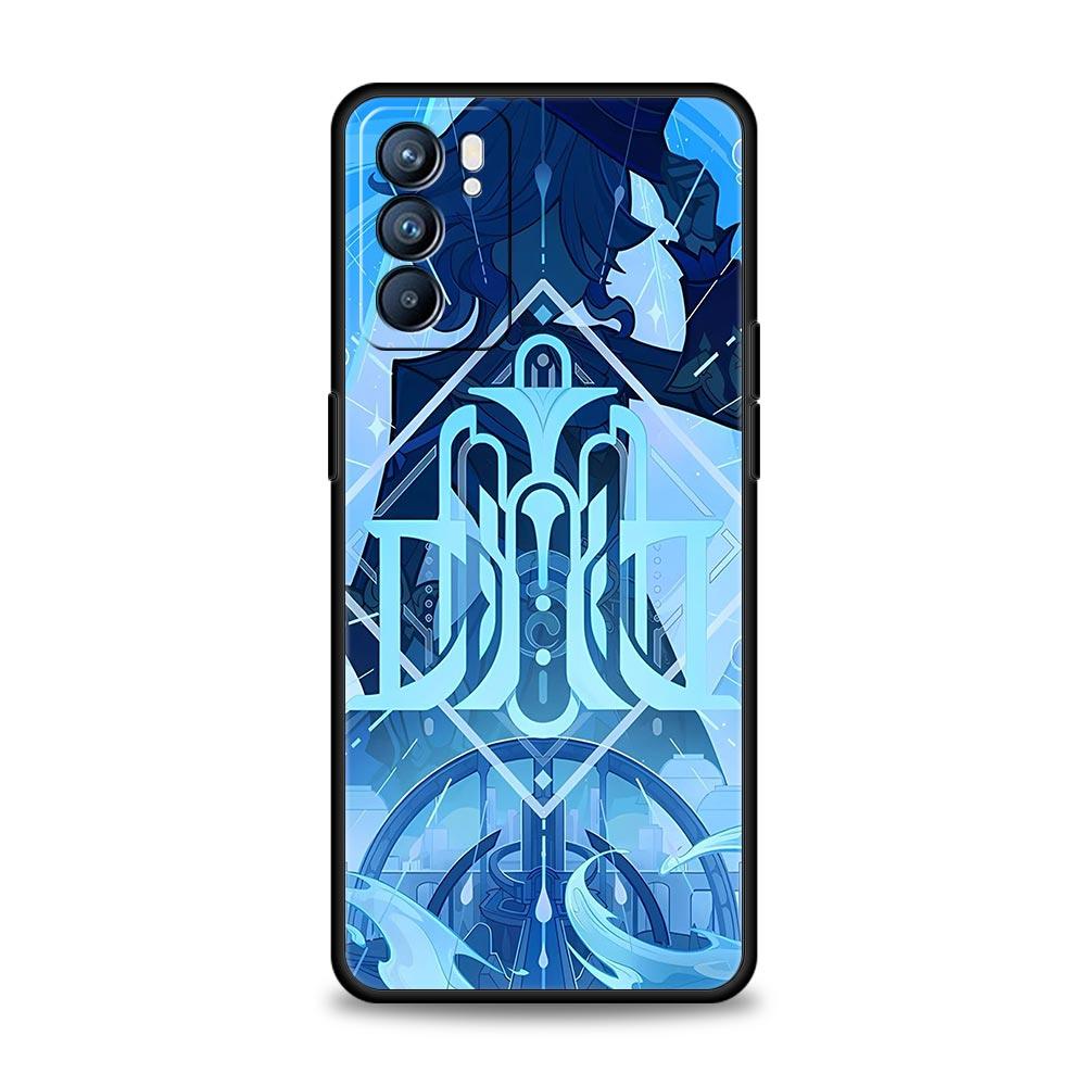 Чехол Genshin Impact Милая Фурина для Oppo Reno13 Reno12 Reno11 F Reno10 Pro A54 5G Find X5 A53 A52 A9 A17 4G A79 A80 A98