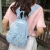 Small Backpack Solid Colr Women Travel Backpack Student Classes Mini Bag School Bag