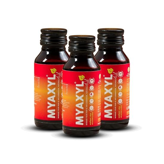 Масло Kerala Ayurveda Myaxyl Ayurvedic Pain Relief Oil - 60 мл | Мгновенное и долгосрочное облегчение боли в суставах, мышцах и спине, растяжениях