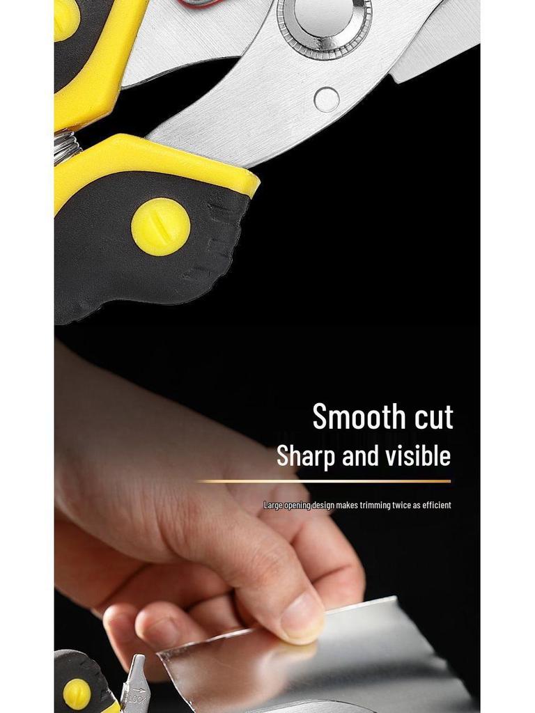 Industrial Grade Tin Snips Aluminum Ceiling Keel Shears Electrician Aviation Shears