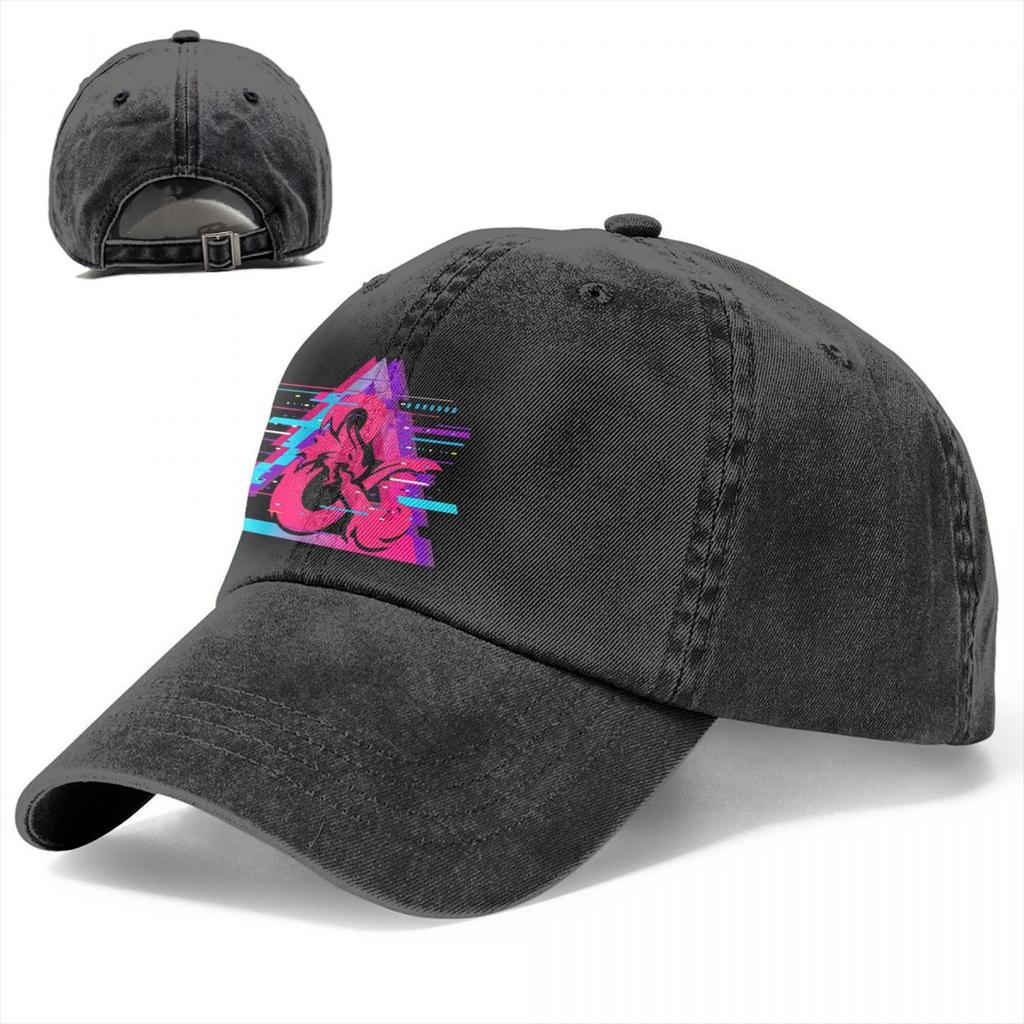 Постиранная унисекс бейсболка Glitch Trucker Snapback Кепки Папа Шляпа DnD Кепки для игры в гольф