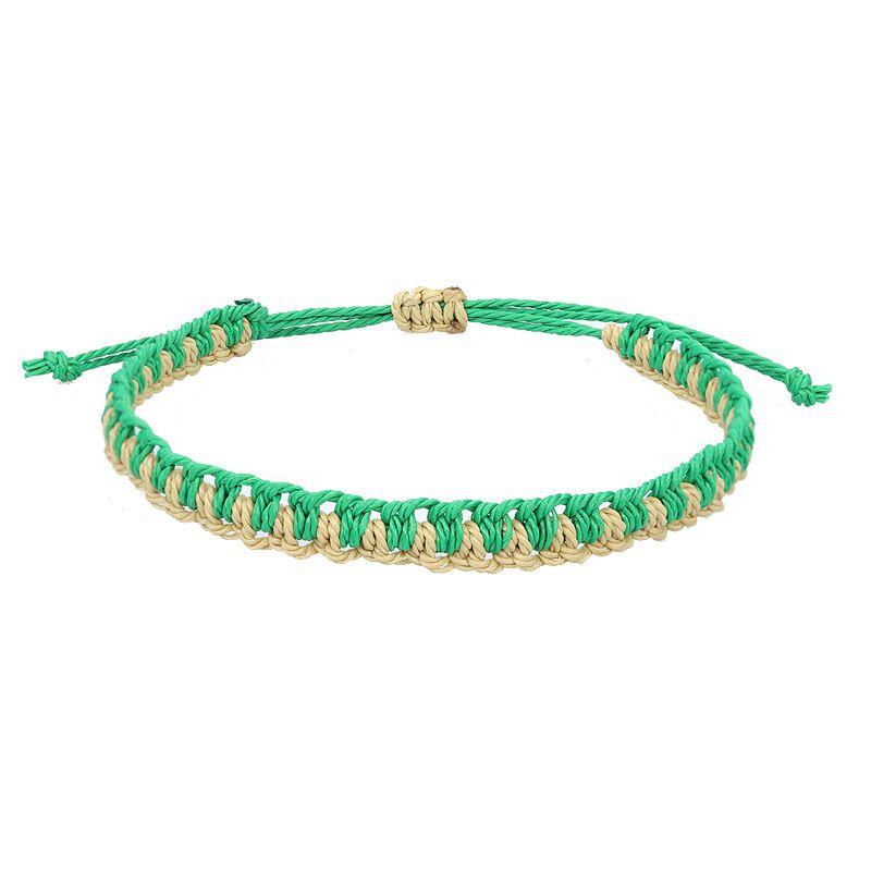 Colorful Woven Rope String Bracelet Boho Yoga Handmade Chic Friendship Bracelet for Men Women Child Lucky