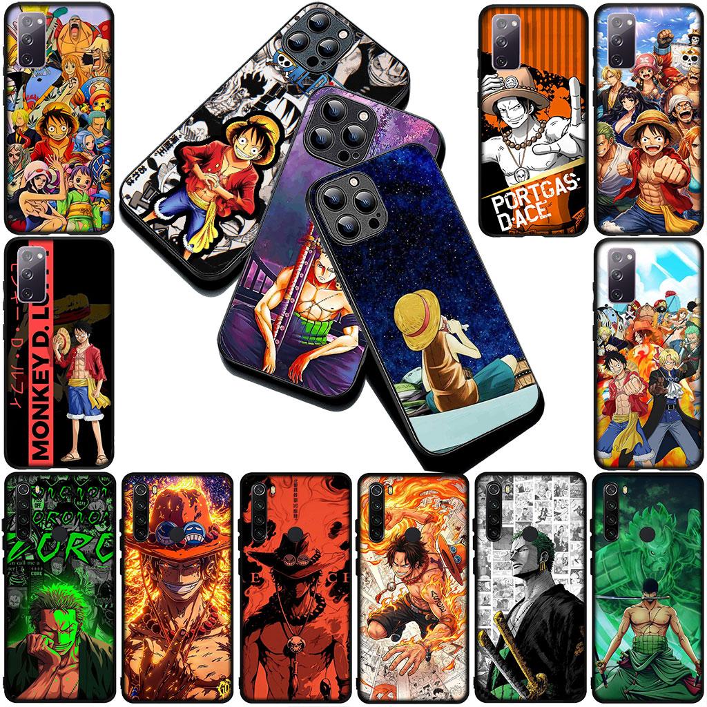 Phone Cover for Motorola Moto G86 G57 E14 E15 G14 G34 G35 G84 G24 A54 G15 Power E22 Soft Case Ace One Pieces Luffy Roronoa Zoro