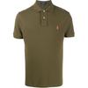 Polo свободная рубашка поло с коротким рукавом и вышитым логотипом, мужская рубашка поло, зеленая 710782592-014