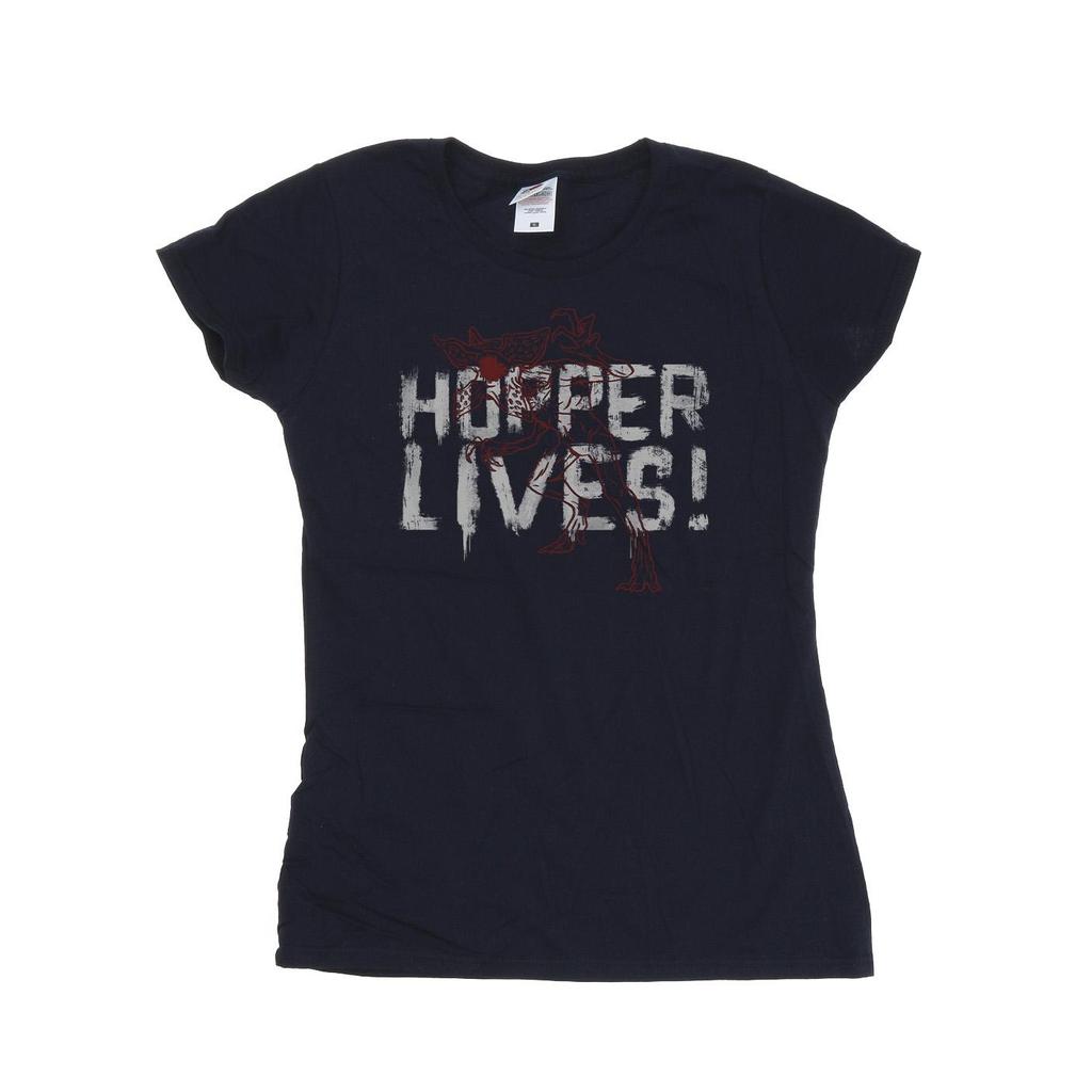 Netflix Womens/Ladies Stranger Things Hoppers Live Cotton T-Shirt