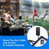 Indoor Digital TV Antenna Signal Booster 50-80 Mile Range 1080p Support Universal Easy Installation Fireproof Design TV Antenna