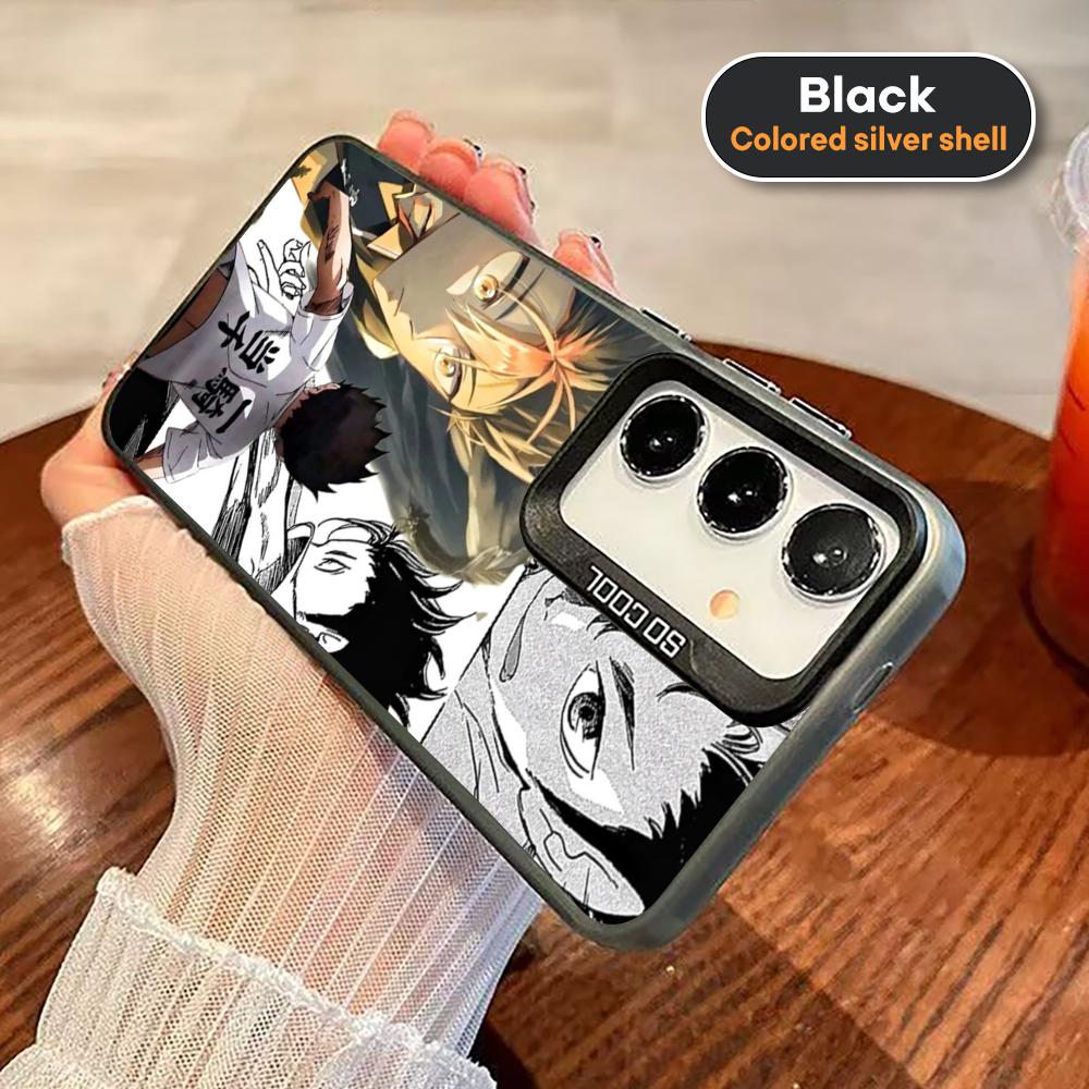 Чехол для телефона Haikyu Nishinoya Yuu Для Черного lMDЦвет Серебряная Раковина Для Samsung A56 A16 A55 A15 A35 A25 A54 A14 A34