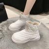 Platform Snow Boots Female Autumn and Winter New Velvet Thermal Booties Female Student Waterproof Bread Cotton Boots Female