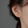 Petite 925 Silver Floral Ear Piercing Earrings - Trendy & Comfortable for 2021