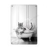 Have Fun With Pet Metal Sign, Bathroom Wall Decor for Humid Areas 20x30 Cm