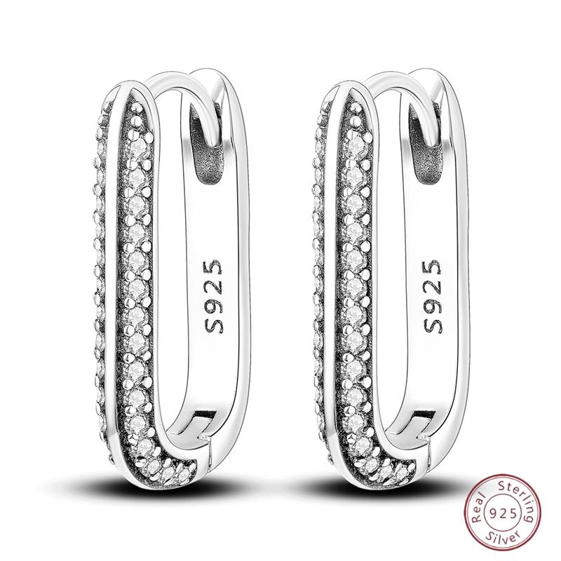 Серьги-кольца из серебра 925 пробы, минималистичные, золотые, круглые, модные, с застежкой-пряжкой с цирконием, свадебные украшения, подарок для женщин