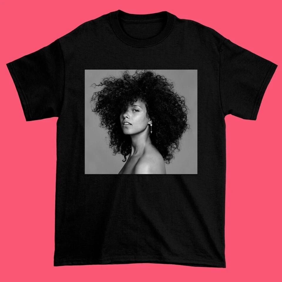 New Alicia Keys Black Unisex TShirt Alicia Keys Unisex Tshirt