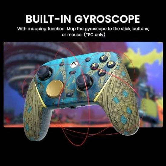 Беспроводной игровой контроллер GameSir G7 Pro Три режима подключения (Bluetooth 2,4 ГГц Проводной) Частота опроса 1000 Гц Сменные лицевые панели TMR Джойстики