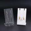 Display Acrylic Jewelry Organizer Ornaments Transparent Women Jewelry Holder Earring Display Rack
