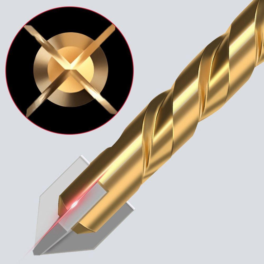 Cross Triangle Bit Tool Hard Alloy Drilling Tools Multi-purpose Drill Bits  Glass