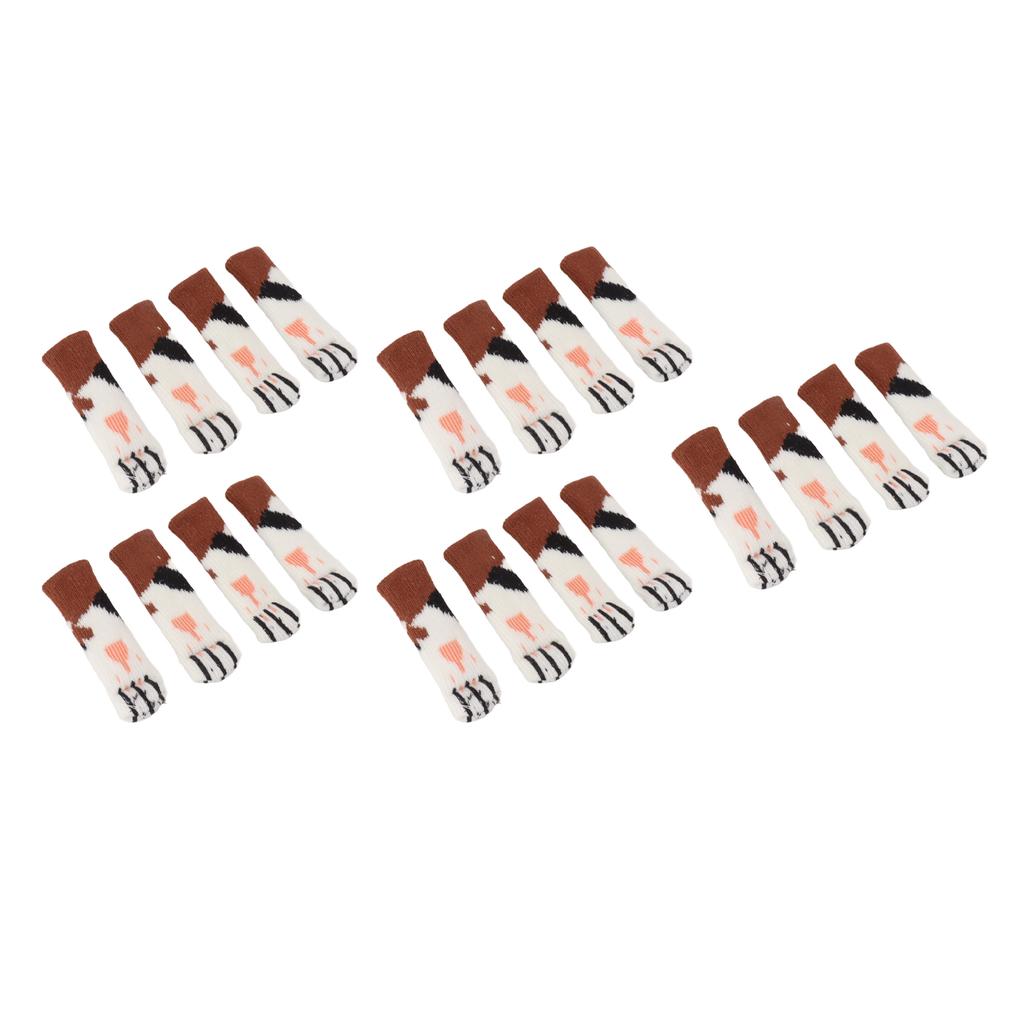 20 шт. Чехол для защиты ножек стола с рисунком кошачьей лапы, утолщенный, для ножек мебели, стульев, ног, защита пола