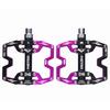 Aluminum Pedals and Right with 3 Bearings and Chromoly Pedal Axles for Road Mountain Cross City Folding and Mini Velos (Left Set) Built-in Bikes,