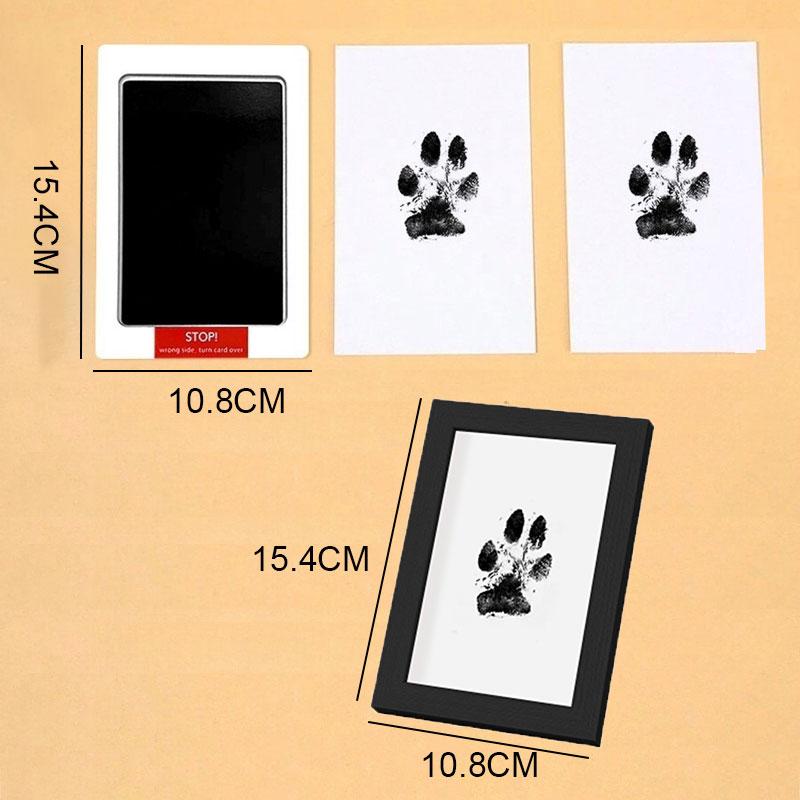 Pet Paw Print Ink Pad Wash Free Paw Print Maker for Dogs Cats DIY Puppy Footprints Souvenirs Pet Photo Album Souvenir Making Set