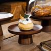 Винтажный японский поднос для пирожных из рисовой шелухи