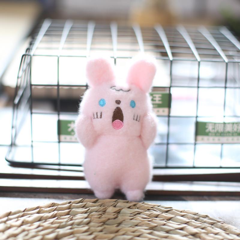 Mini Plush Keychain Super Soft Animal Bag Charm Cute Gift For Kids Teens